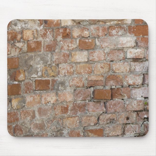 Mousepad Muro de tijolos antigo (Frente)