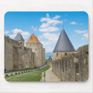 Mousepad Muros medievais de Carcassonne