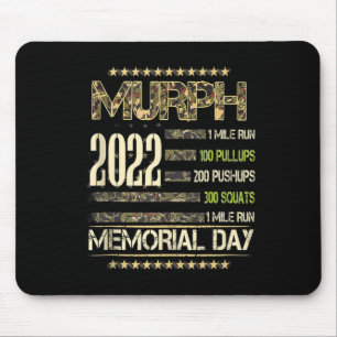 Mousepad Murph Memorial Day 2022 - for Weightlifters and Bo