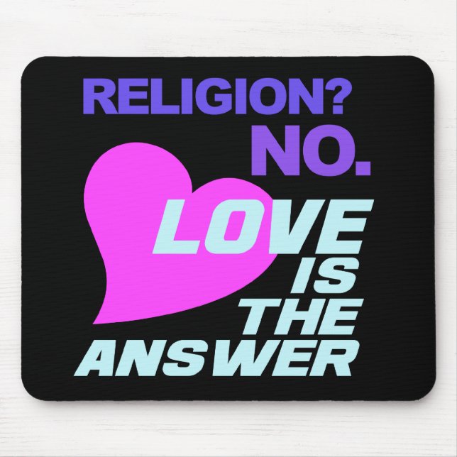 Mousepad Musculd de Religião e Amor (Frente)