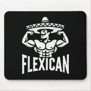 Mousepad Músculo Flexônico Flexicomento Mexicano Engraçado