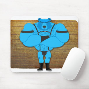 Mousepad músculo Gay artístico de SlipperyJoe tem present