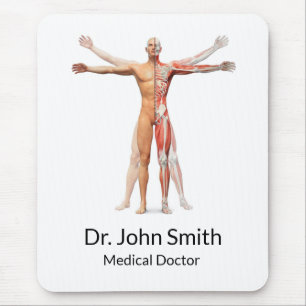 Mousepad Músculos esqueléticos do corpo humano