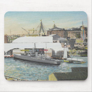 Mousepad Museu marítimo de Sydney do balcão do hotel. 199