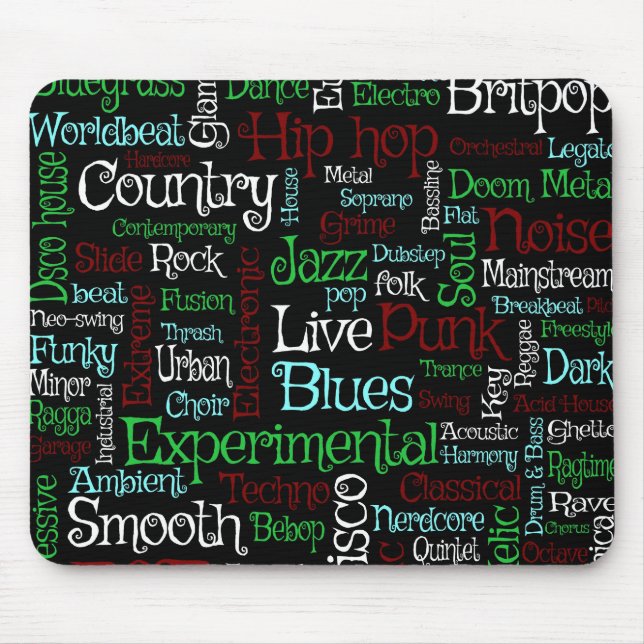 Mousepad Música (Frente)