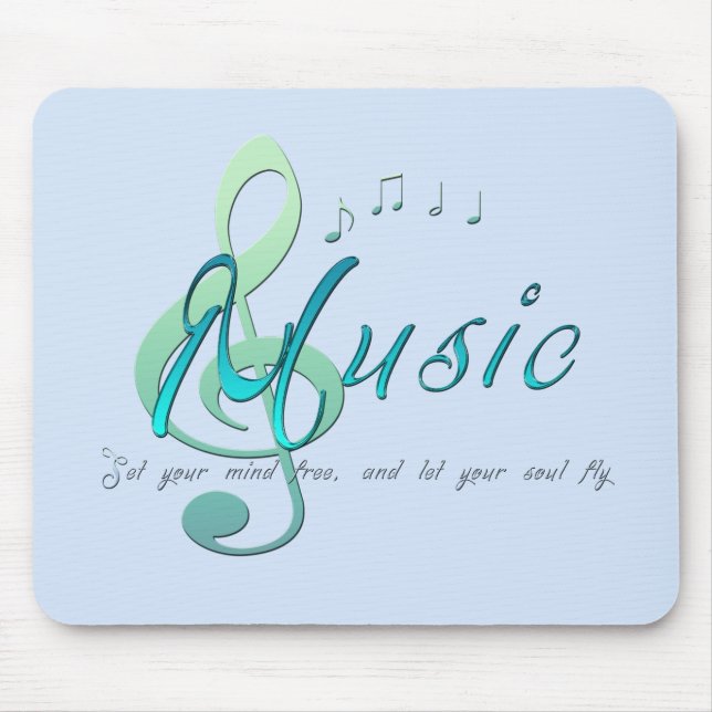 Mousepad Música (Frente)