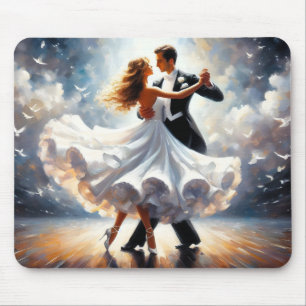 Mousepad Música de Dança de Casais de Salão