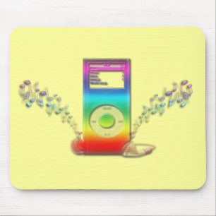 Mousepad Música do arco-íris