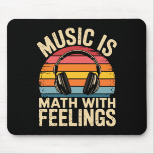 Mousepad Música É Matemática Com Sentimentos Professor De M