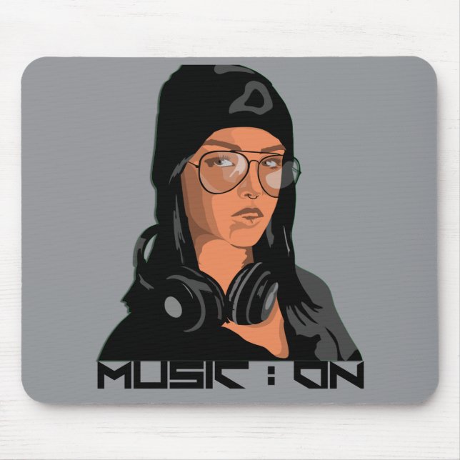 Mousepad Música no Pad do Mouse (Frente)