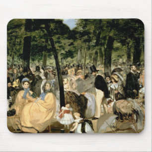 Mousepad Música nos jardins de Tuileries, 1862 de Manet