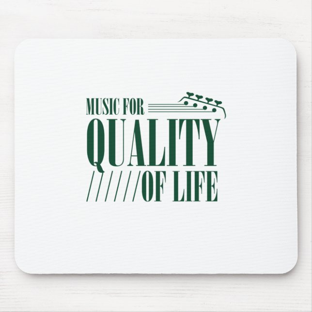 Mousepad Música Para Qualidade De Vida (Frente)