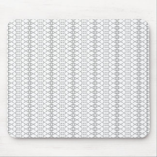 Mousepad Música Texto Nórdico do Knit ASCII Art Preto e Bra