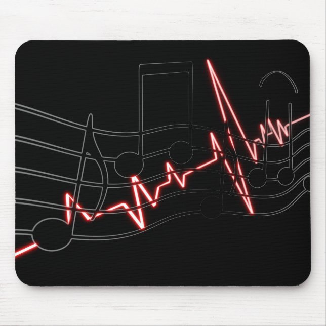 Mousepad Música, Túmulo e Pulsação (Frente)