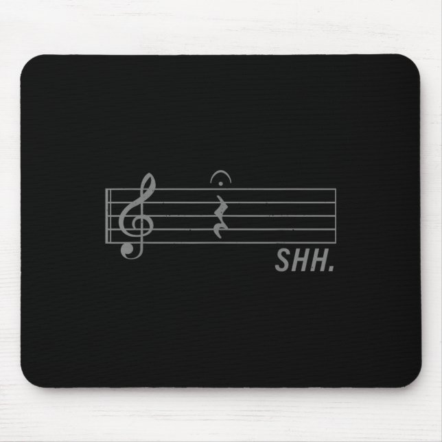 Mousepad Musical Art For Men Musical Note Musical Musi (Frente)
