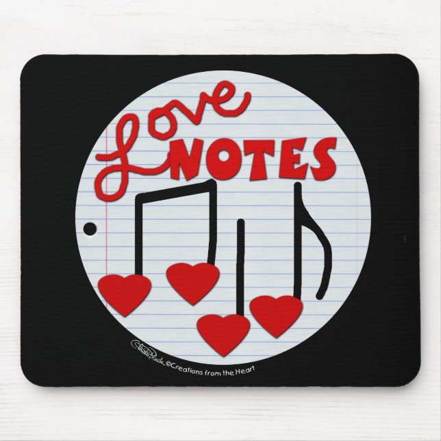 Mousepad Musical do Love Note (Frente)