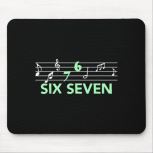 Mousepad Musical Engraçado 67 Gíria de Meme Musical Seis Se