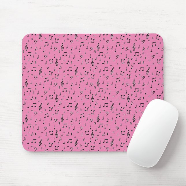 Mousepad Musical Preto (Com mouse)