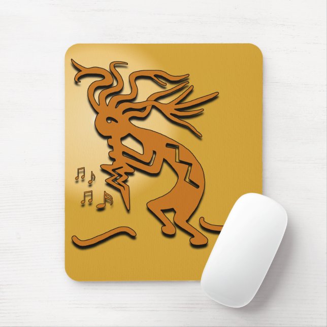 Mousepad Musico Kokopelli (Com mouse)