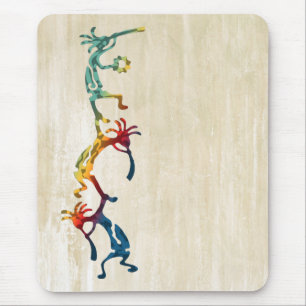 Mousepad Músico KOKOPELLI acrobatas + suas ideias