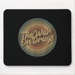 Mousepad Músico Retro Guerra Contra Drogas Vintage Vinyl 20