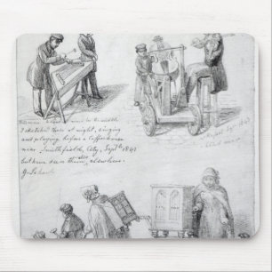 Mousepad Músicos nas ruas de Londres, 1841-43