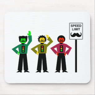 Mousepad Mustachio temperamental do limite de velocidade do