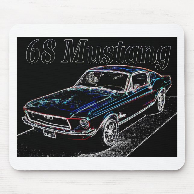 Mousepad mustang 68 (Frente)