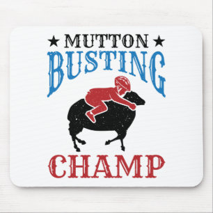 Mousepad Mutton Busting Champ Shepings