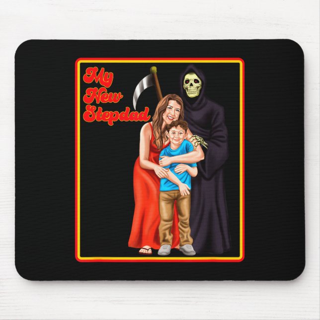 Mousepad My New Stepdad Ironic Shirts - Funny Ironic Meme  (Frente)