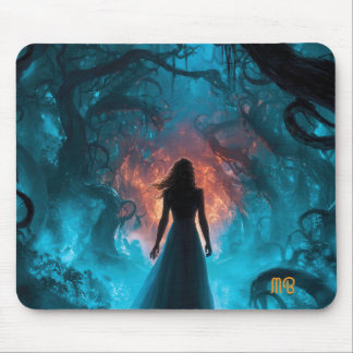 Mousepad Mysterious Dreamlike Enchanted Dark Magical.Forest