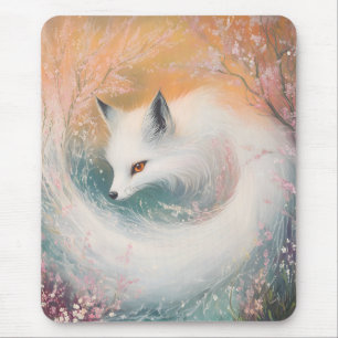 Mousepad Mystic Bloom Primavera Fox Watercolor