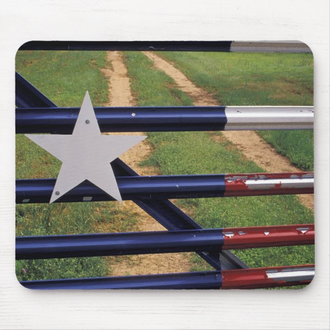 Mousepad N.A., EUA, Texas, lago Buchanan, bandeira de Texas (Frente)
