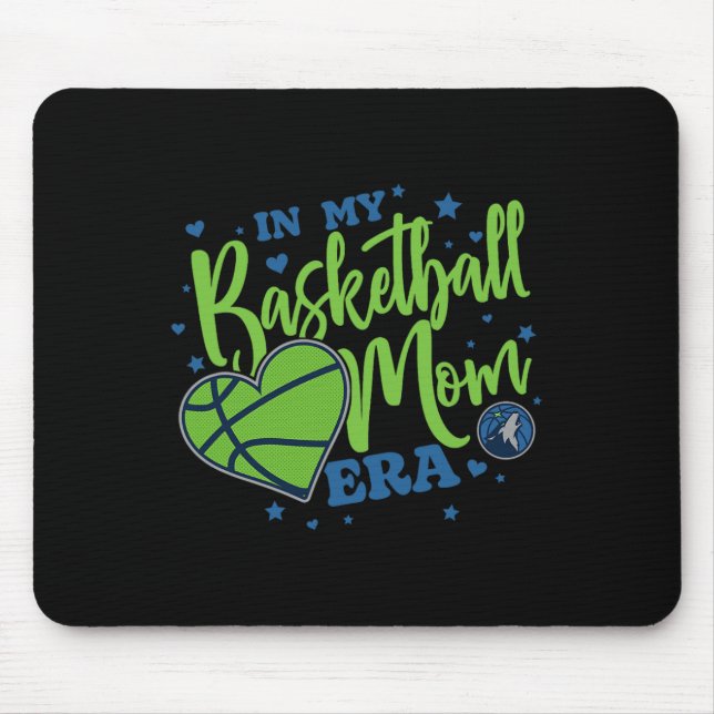 Mousepad N Minnesota Timberwolves Mother's Day Sketll Mom E (Frente)