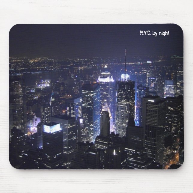 Mousepad N.Y.C. em a noite (Frente)