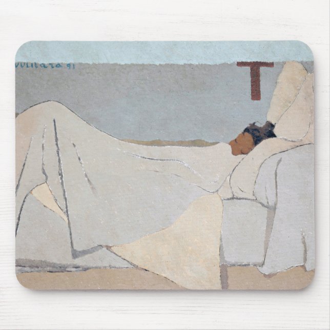 Mousepad Na Cama, Edouard Vuillard (Frente)