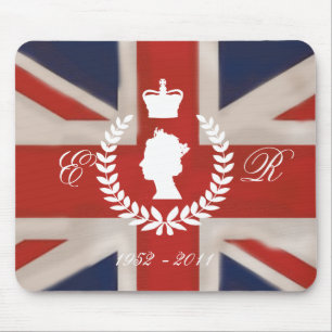Mousepad Na celebração do Jubileu de Diamante HM QE2