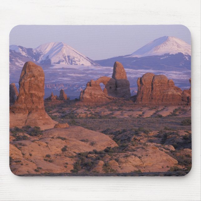 Mousepad NA, EUA, Utah, Parque Nacional Arches. Jardim do (Frente)