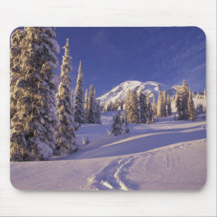 Mousepad NA, EUA, Washington, Mt. Rainier NP, Neve profunda
