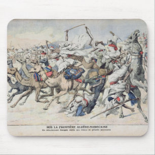Mousepad Na fronteira do Algero-Marroquino, um francês