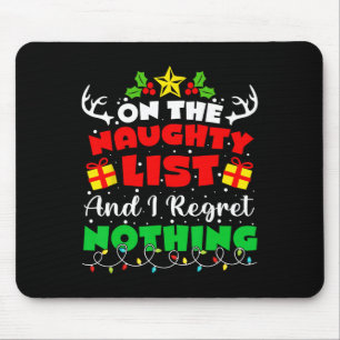 Mousepad Na Lista De Malditos E Eu Não Me Arrependo De Nada