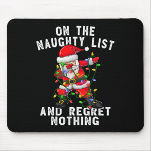 Mousepad Na lista travessa, e não lamento nada de abater