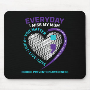 Mousepad Na Memória Adorável Mãe Prevenção De Consciência S