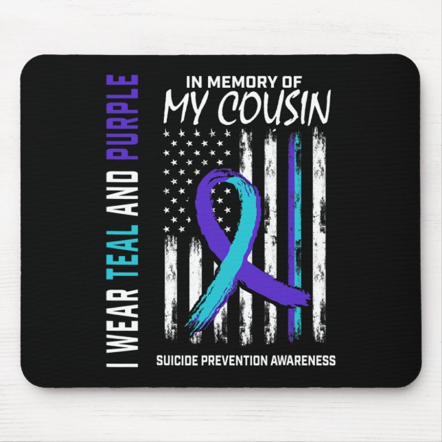 Mousepad Na Memória, Autor da Prevenção de Consciência Suic (Frente)