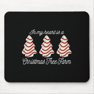 Mousepad Na Minha Coração Há Uma Fazenda de Árvores de Nata