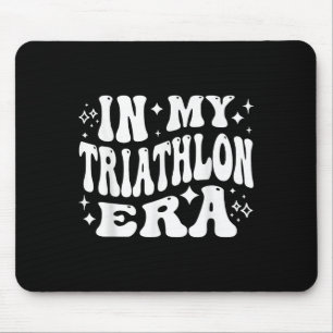 Mousepad Na Minha Era de Triatlo Engraçado Nadar Ciclismo C
