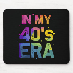 Mousepad Na Minha Era dos Quarenta Anos Legal 40º Aniversár
