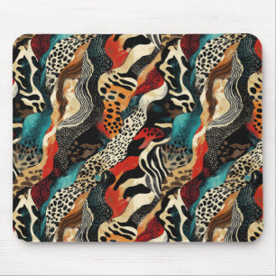 Mousepad Na moda Animal Print Fusion Design