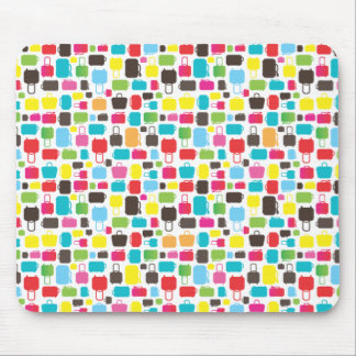 Mousepad na moda bonito do teste padrão das bolsas