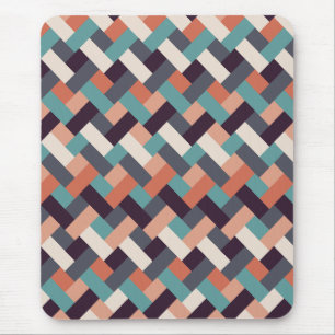 Mousepad Na moda de Padrão - Moda Geométrica Moderna Vintag